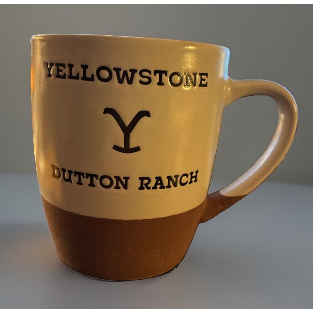 Yellowstone Dutton Ranch 16oz Stoneware Mug, Microwave Safe